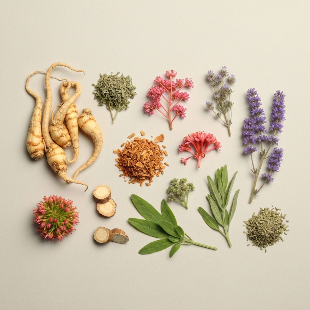 Herbal adaptogen: ashwagandha, rhodiola